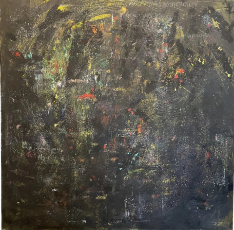 Veronica Sanes. Jirafas, 150 x 150 cm. - comprar online