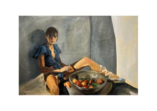 Candelaria Oliden. Tomates , 150 x 110 cm