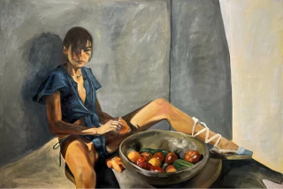 Candelaria Oliden. Tomates , 150 x 110 cm