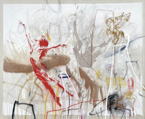 Santiago García. Unable to fly, 132,5 x 154,5 cm - comprar online