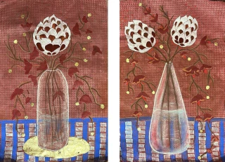 Abril Tanoira. Diptico, 75 x 100 cm - comprar online