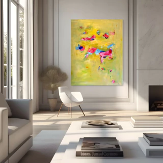 Chiara Baccanelli. Untitled Green, 150 x 120 cm. - comprar online