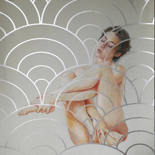 Val García Duran. Wallflower IV, 41 x 46 cm