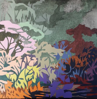 Lucia Spotorno. Desvelada. 40 x 40 cm