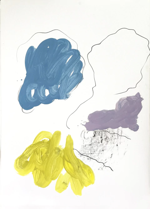 Sergio Bosco. Triple, 100 x 70 cm