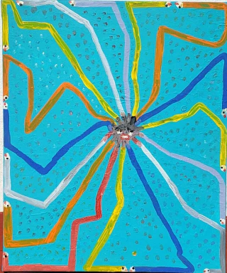 Lino Divas. Serie "Julian Alvarez", 60 x 50 cm