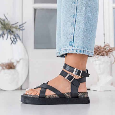 SANDALIA SIMONE NEGRO