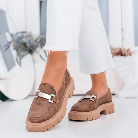 MOCASÍN MATILDE CHOCO - comprar online