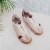 ZAPATILLA ETTA NATURAL Y BORDÓ - tienda online