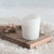 VELA DE CERA DE SOJA en vaso esmerilado