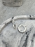 Argollas Paris 1,5 cm de acero blanco (par)