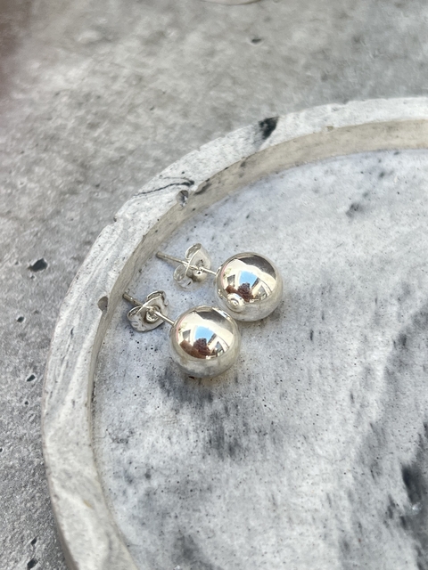 Aros Point XL de acero blanco (par)