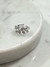 Cuff hoja strass silver