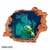 Vinilo decorativo infantil Pared Rota 3D Monsters