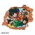 Vinilo decorativo infantil Pared Rota 3D Dragon Ball