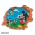 Vinilo decorativo infantil Pared Rota 3D Mickey