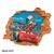 Vinilo decorativo infantil Pared Rota 3D Cars