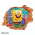 Vinilo decorativo infantil Pared Rota 3D Bob Esponja