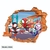 Vinilo decorativo infantil Pared Rota 3D Spidey Spiderman