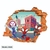 Vinilo decorativo infantil Pared Rota 3D Spidey Spiderman