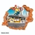 Vinilo decorativo infantil Pared Rota 3D Minions