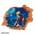 Vinilo decorativo infantil Pared Rota 3D Naruto