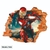 Vinilo decorativo infantil Pared Rota 3D Superhéroes Iron Man