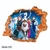 Vinilo decorativo infantil Pared Rota 3D Frozen