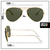 RAY-BAN RB3025L L0205 AVIADOR CLASICO (MEDIANO) - tienda online
