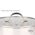 Bateria Acero Inoxidable Golden Rose Con Asas Hudson en internet