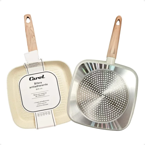 Bifera Plancha Antiadherente Granito 26 cm Carol - Moderno Bazar