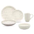 Set X30 Piezas Vajilla Cerámica Flat Chuvisco Oxford - comprar online