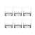 Set X6 Vasos De Vidrio 320 Ml Whisky Cylinder Nadir - comprar online