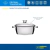 Cacerola de Acero Inoxidable Fondo Triple de 24 cm Allegra Tramontina - Moderno Bazar