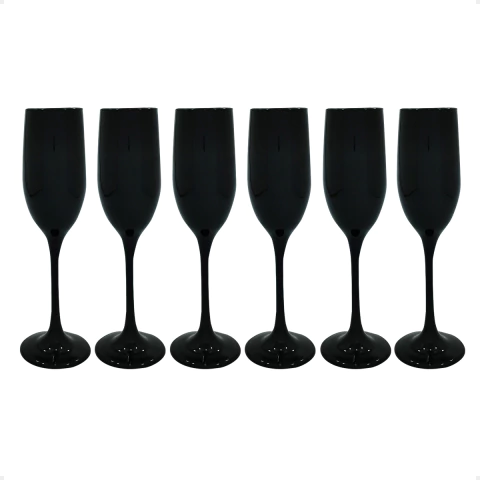 Set X6 Copas De Vidrio 200 ml Champaña - Moderno Bazar
