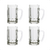 Set x4 Jarros Cerveceros Chopp Vasos Porron 400 cc - comprar online