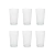 Set X6 Vasos De Vidrio 350 Ml Irupe Cobra Durax - comprar online