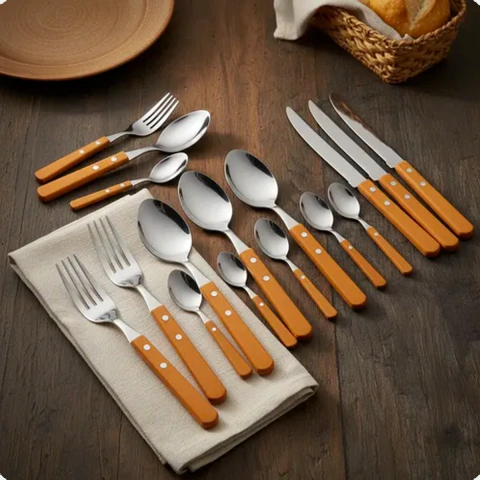 Set X24 Cubiertos Acero Inoxidable Dynamic Tramontina