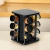 Especiero Giratorio Cuadrado con 12 Frascos Especieros - comprar online