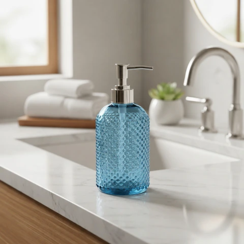 Imagen de Dispenser Jabón Vidrio Colores 400 ml