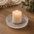 Set X5 Portavelas Candelabro De Vidrio 11 cm