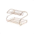 Escurridor Secaplatos Acero Cromado 2 Pisos Color Cobre - comprar online