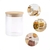 Set X4 Frascos De Vidrio Borosilicato Hermetico Tapa de Bambu en internet