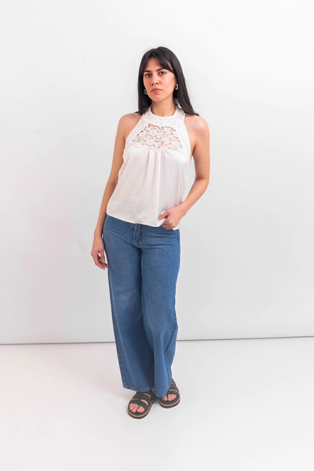 WIDE LEG INDIGO