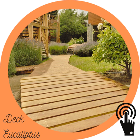 Tabla para Deck 1"x4" Eucaliptus cepillada sin nudos ($ por paquete)