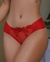 Conjunto Louise Tule Bordado Aro Inteiro Tule Bordado Fio Duplo Drapeada Vermelho - loja online