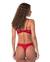 Conjunto Diamond sem Bojo com Aro Strass Fio Duplo Alças com Regulagem Vermelho - comprar online
