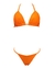 Biquíni Marquinha Cortininha com Bojo Calcinha Fio Duplo Laranja Neon - Art Sex Moda Íntima