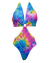 Maiô Amarô Frente Única com Bojo Fio Duplo Sunquíni Tie Dye - comprar online