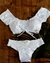 Biquíni Ciganinha Ombro a Ombro com Bojo Calcinha Levanta Bum Bum Branco - comprar online